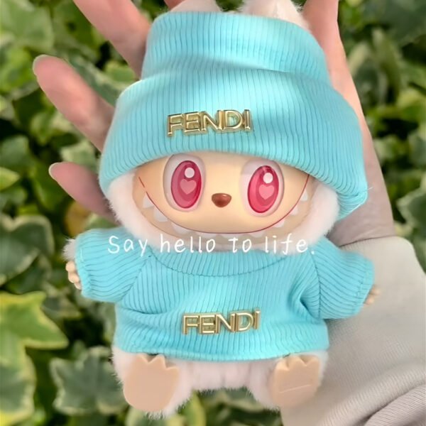 021 - Doll Clothes Outfits F Style Blue Hat + Sweater