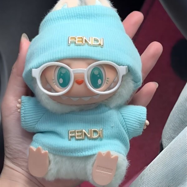 022 - Doll Clothes Outfits F Style Hat + Sweater + Glasses